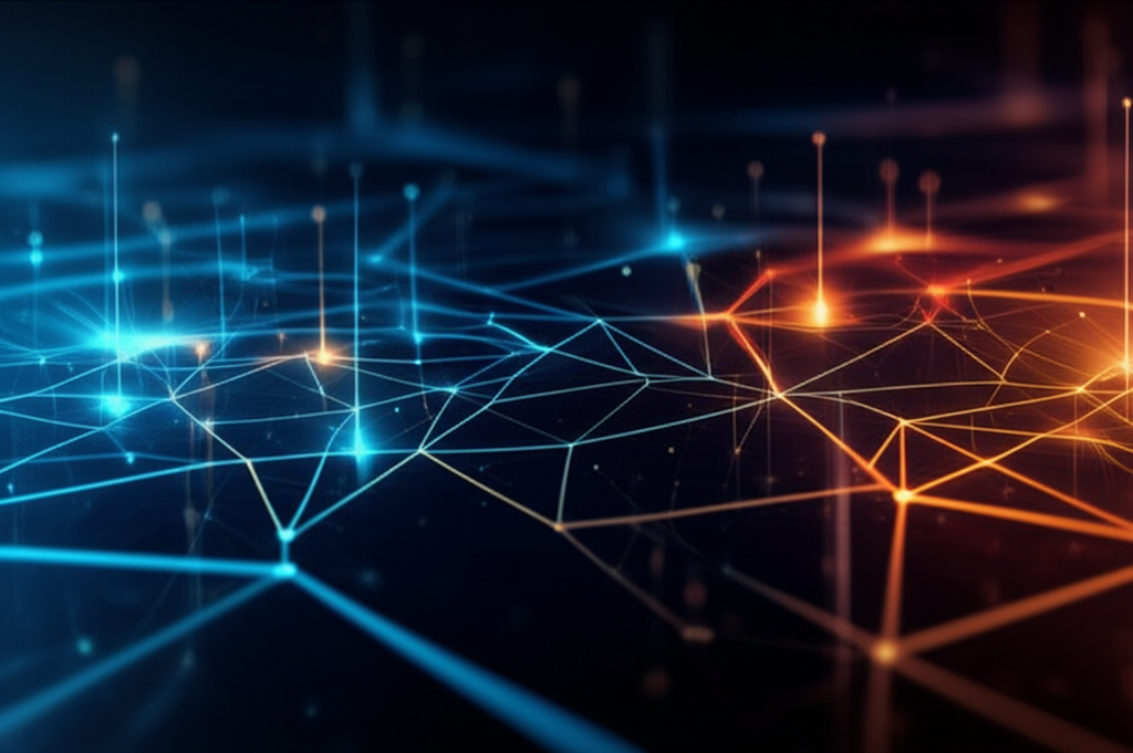 Abstract data center background